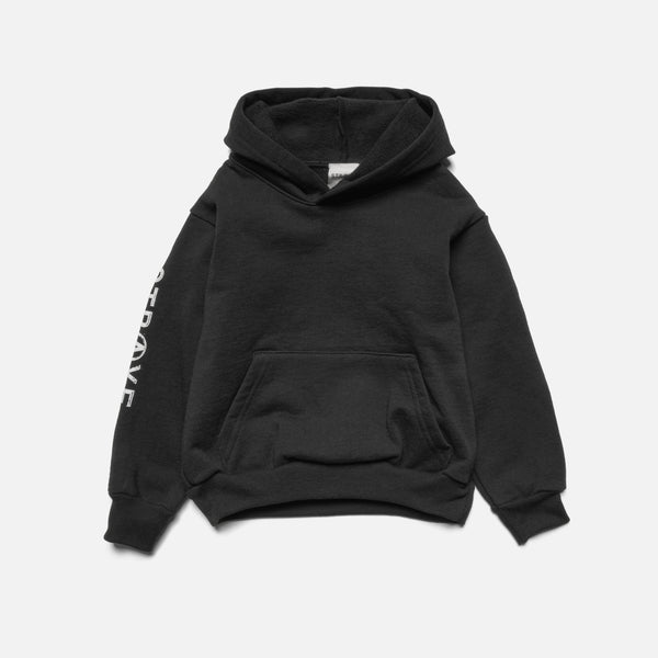 KIDS BLAZE HOODIE - BLACK | STRAYE