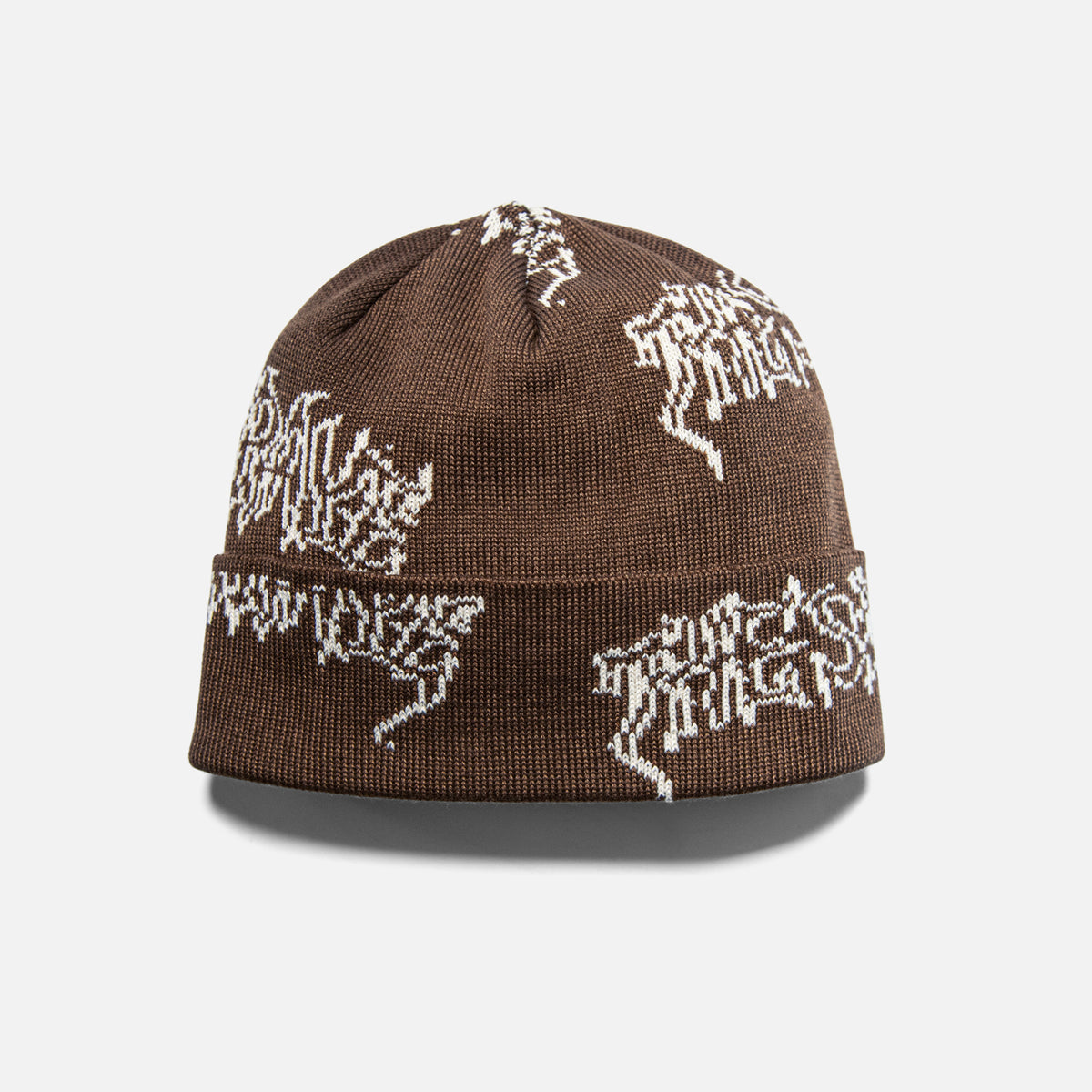 METAL BEANIE - BROWN