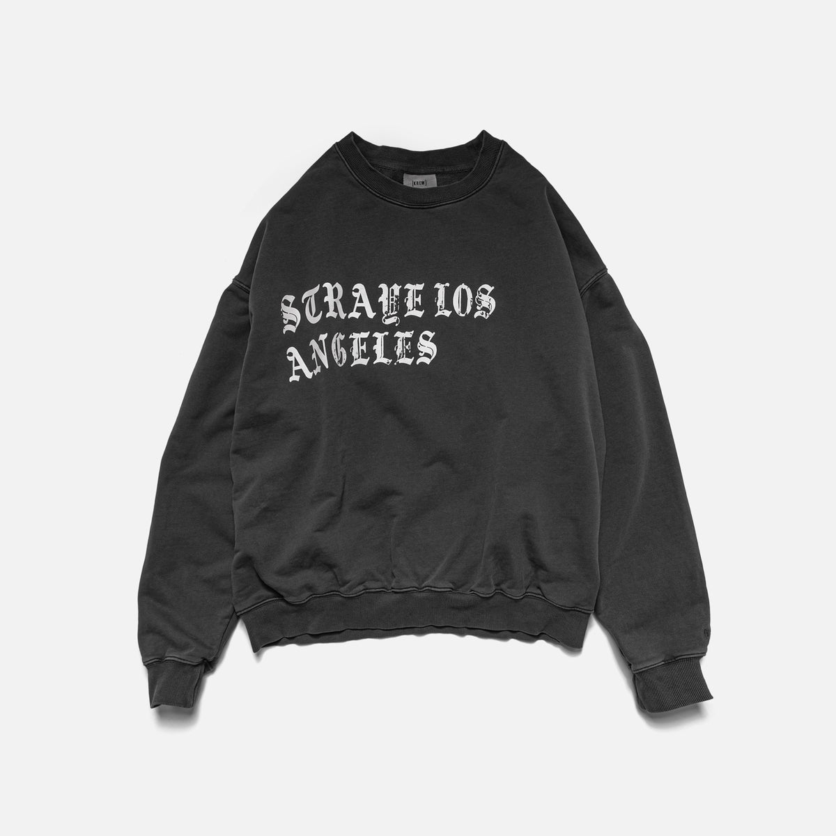 COUNTY CREWNECK - FADED BLACK | Front
