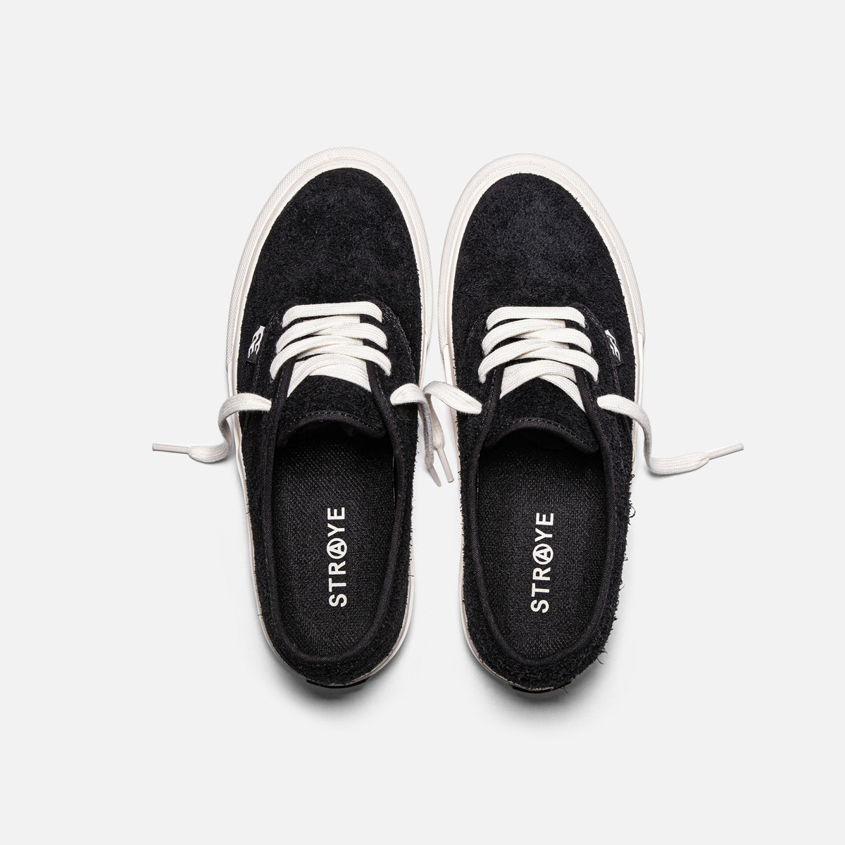 GOWER - BLACK SUEDE | TOP VIEW