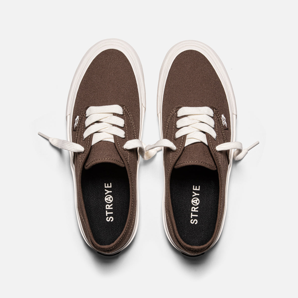 STRAYE Gower Brown– top view with cushioned insole
