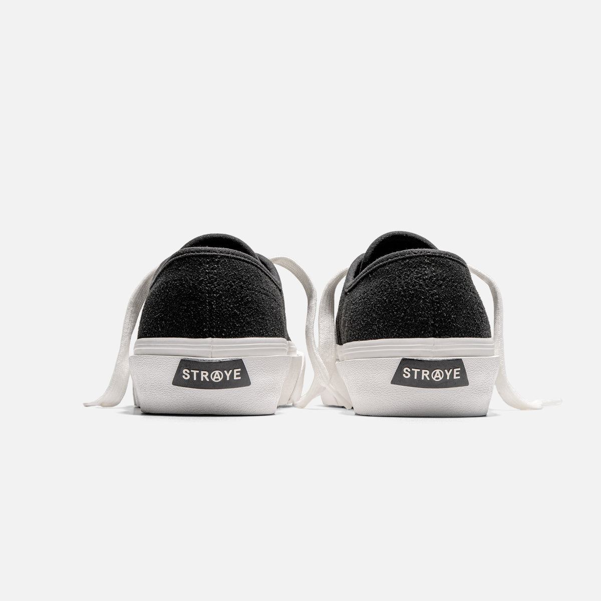 STRAYE Gower Graphite Bones – back heel view skate sneaker
