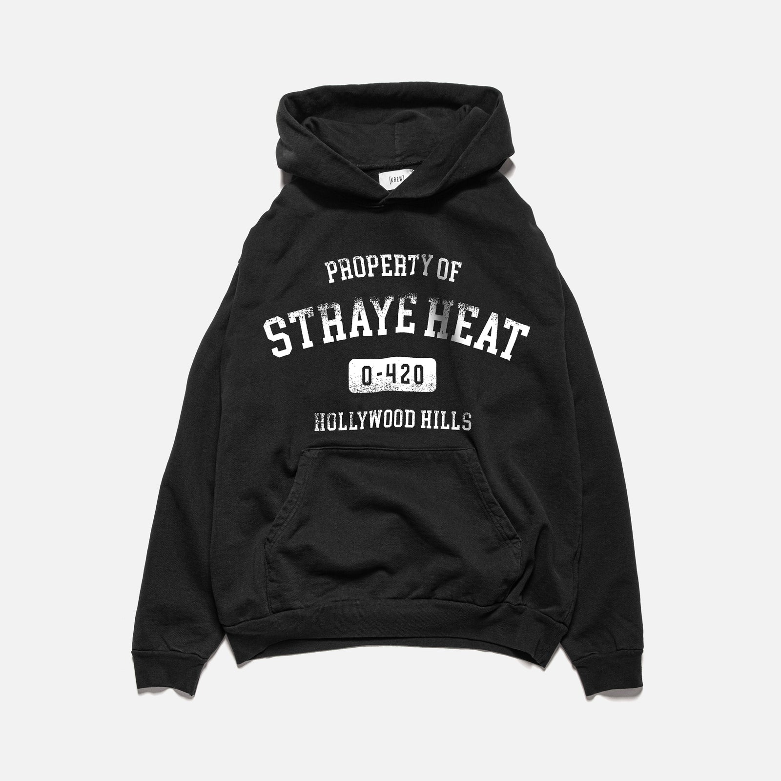 HEAT HOODIE - WASHED BLACK