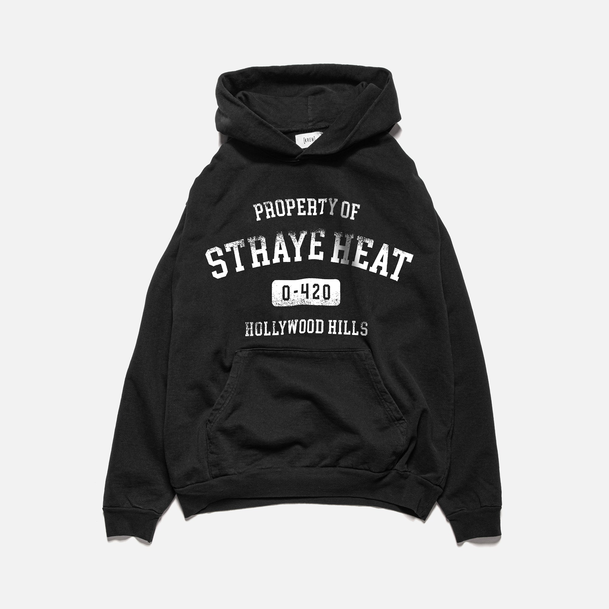 HEAT HOODIE - WASHED BLACK