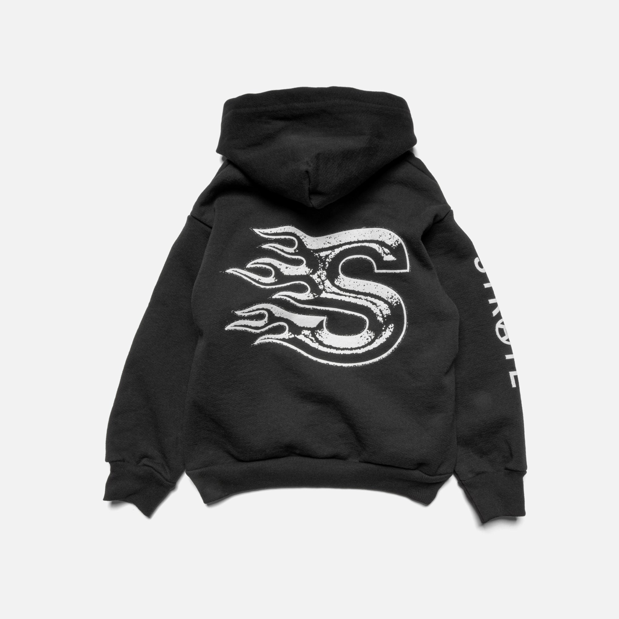 BLAZE KIDS HOODIE - BLACK / BACK