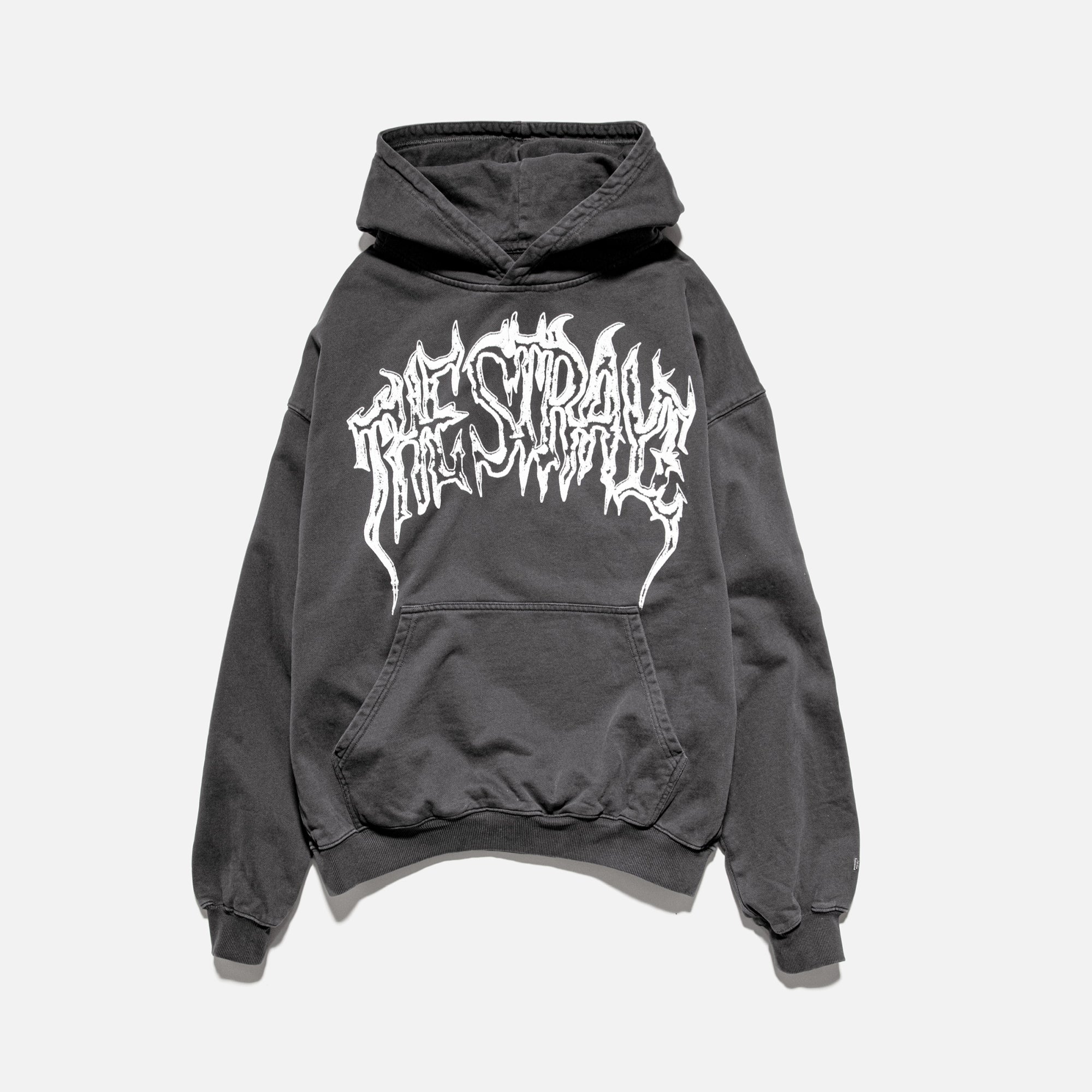 STRAYE METAL HOODIE - VINTAGE BLACK