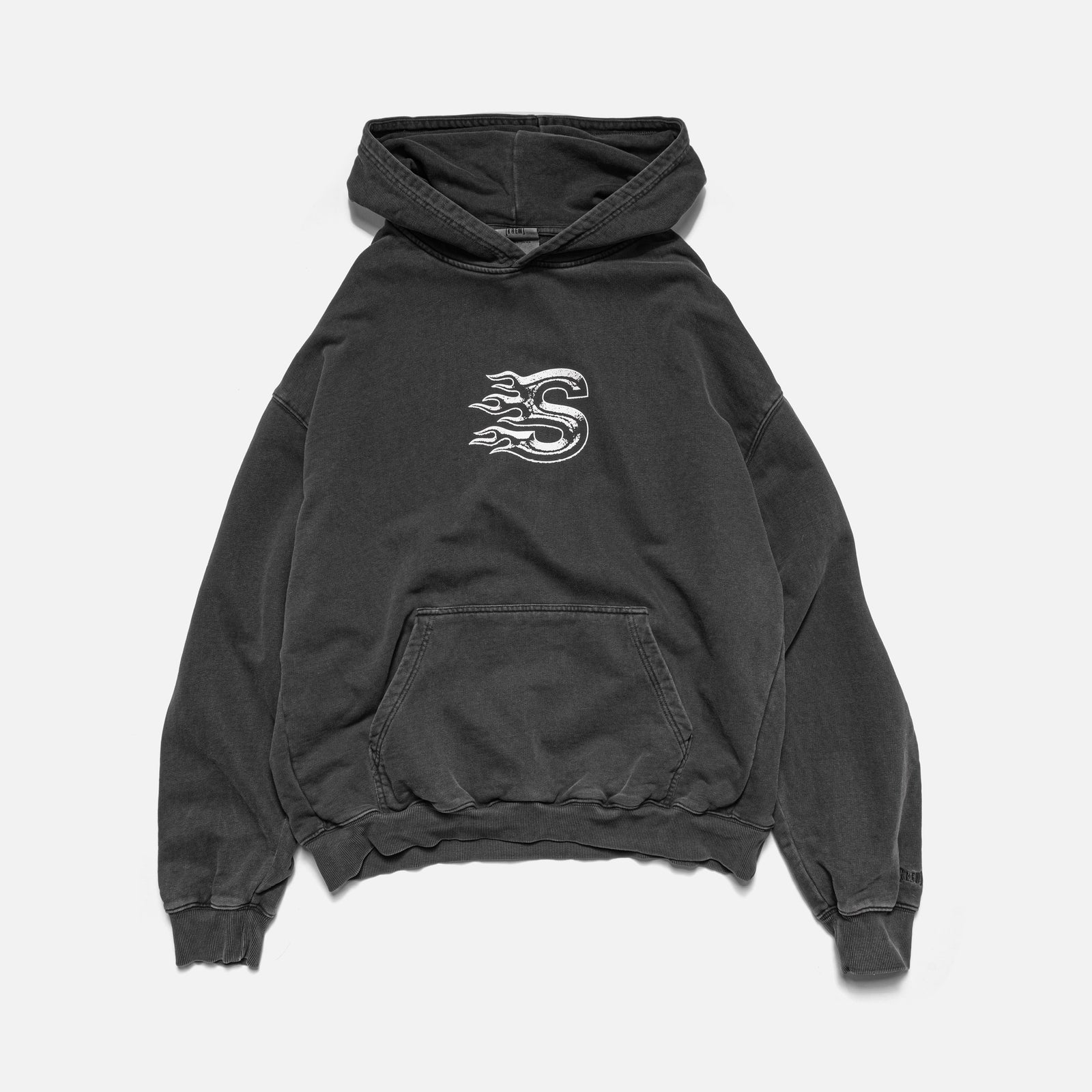 MINI BLAZE HOODIE - FADED BLACK | Front