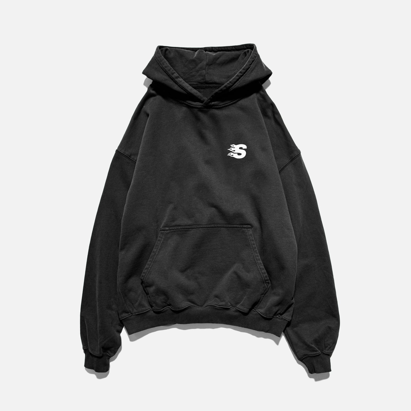 STRAYE MINI Hoodie Washed Black