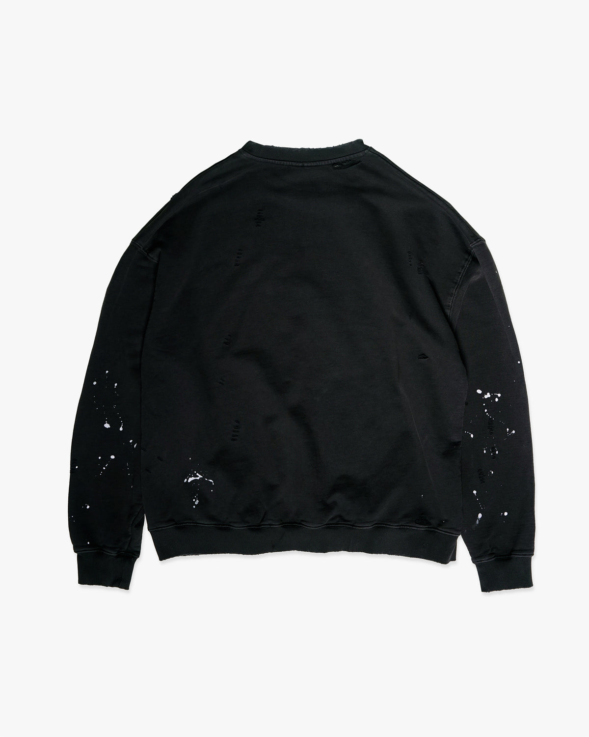 Washed black crewneck sweatshirt – KREW Ripper