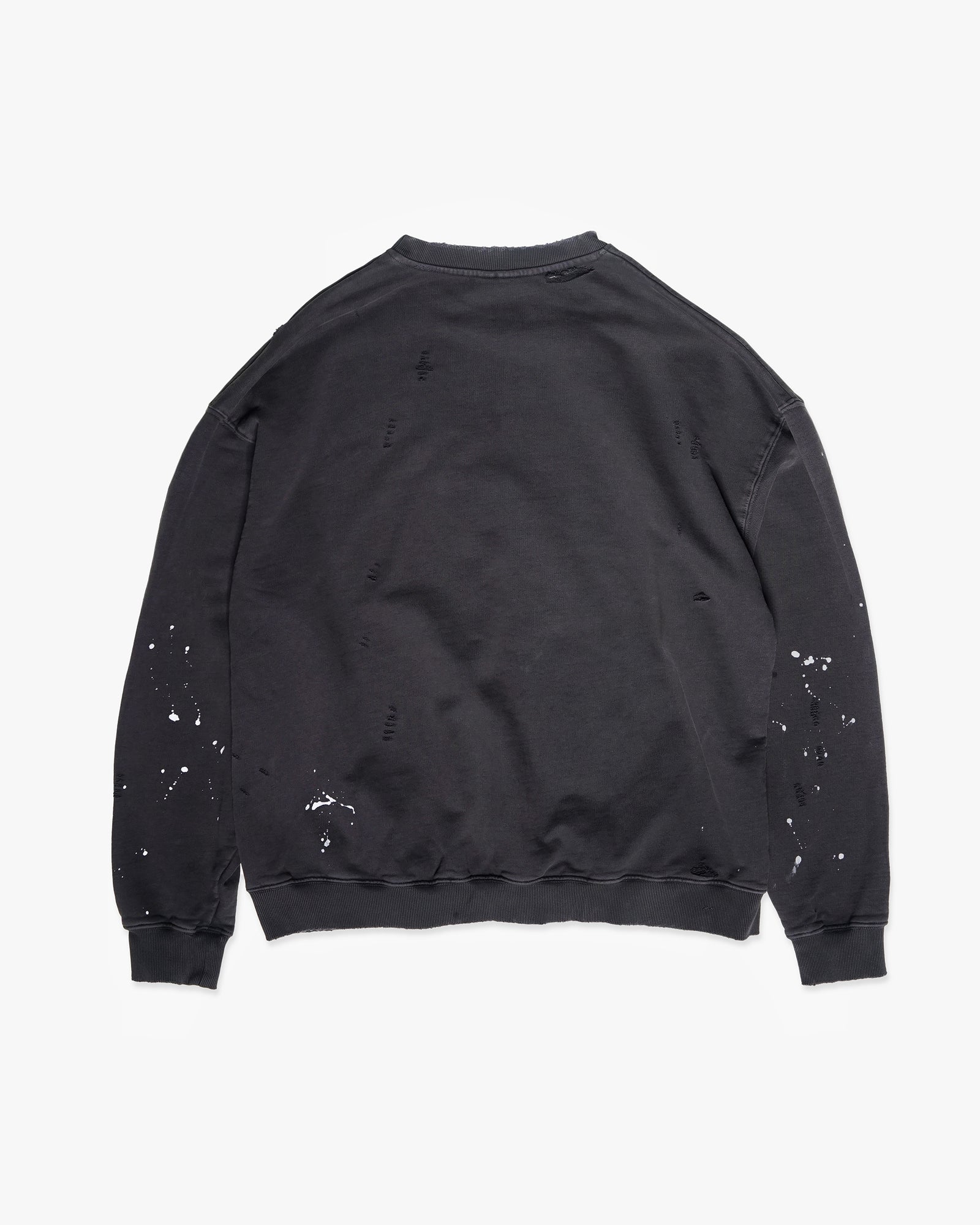 Faded black crewneck sweatshirt – KREW Ripper