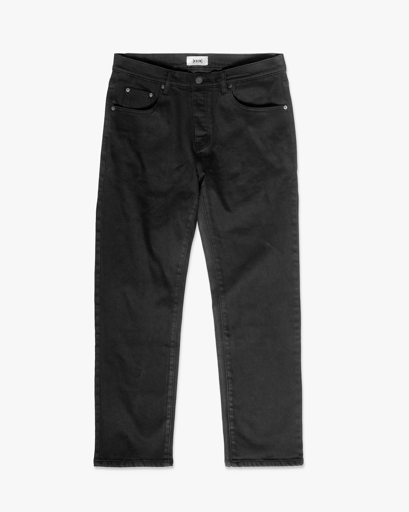 Matte black slim fit jeans – KREW K-Slim