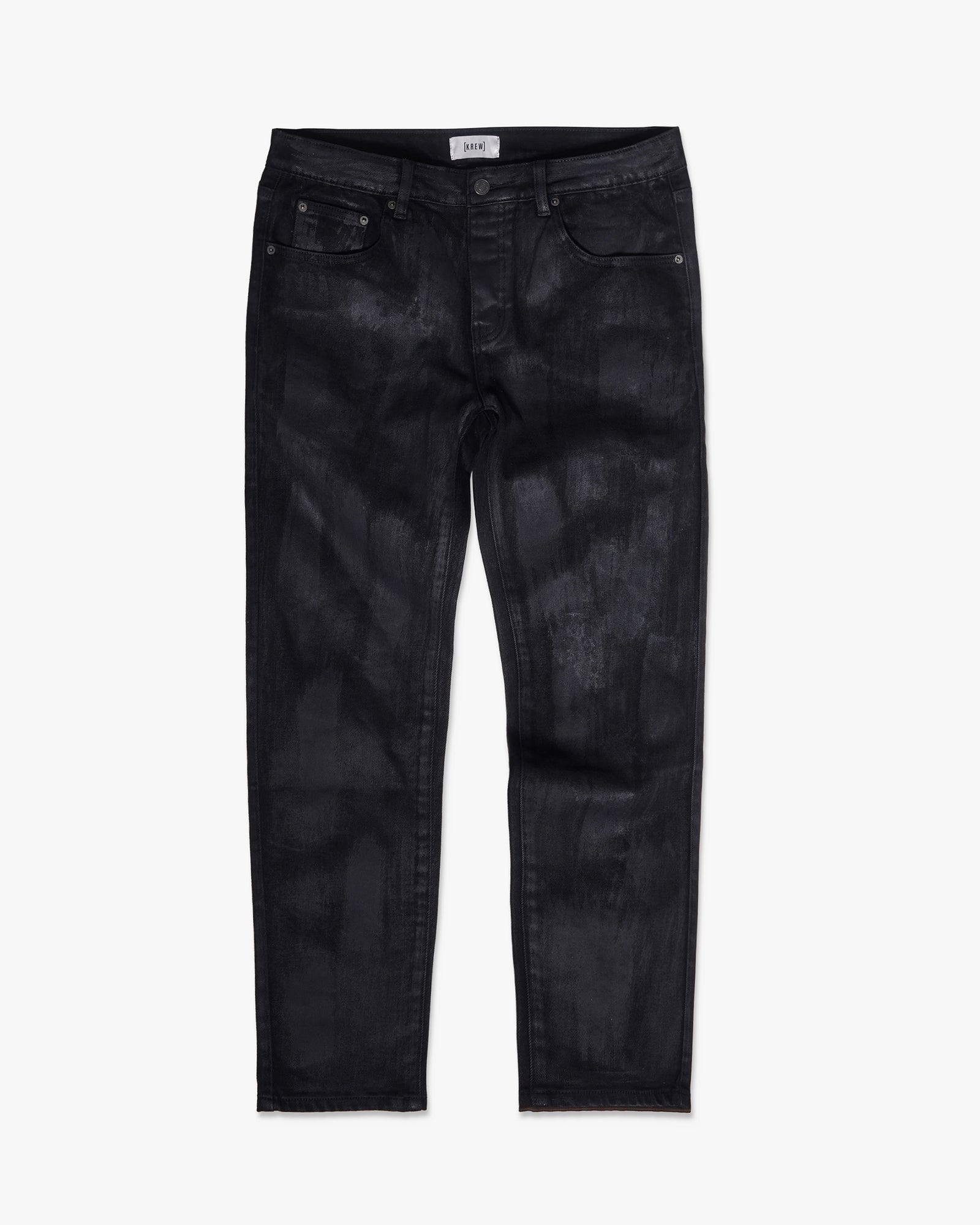 K-SKINNY JEANS - WAXED BLACK