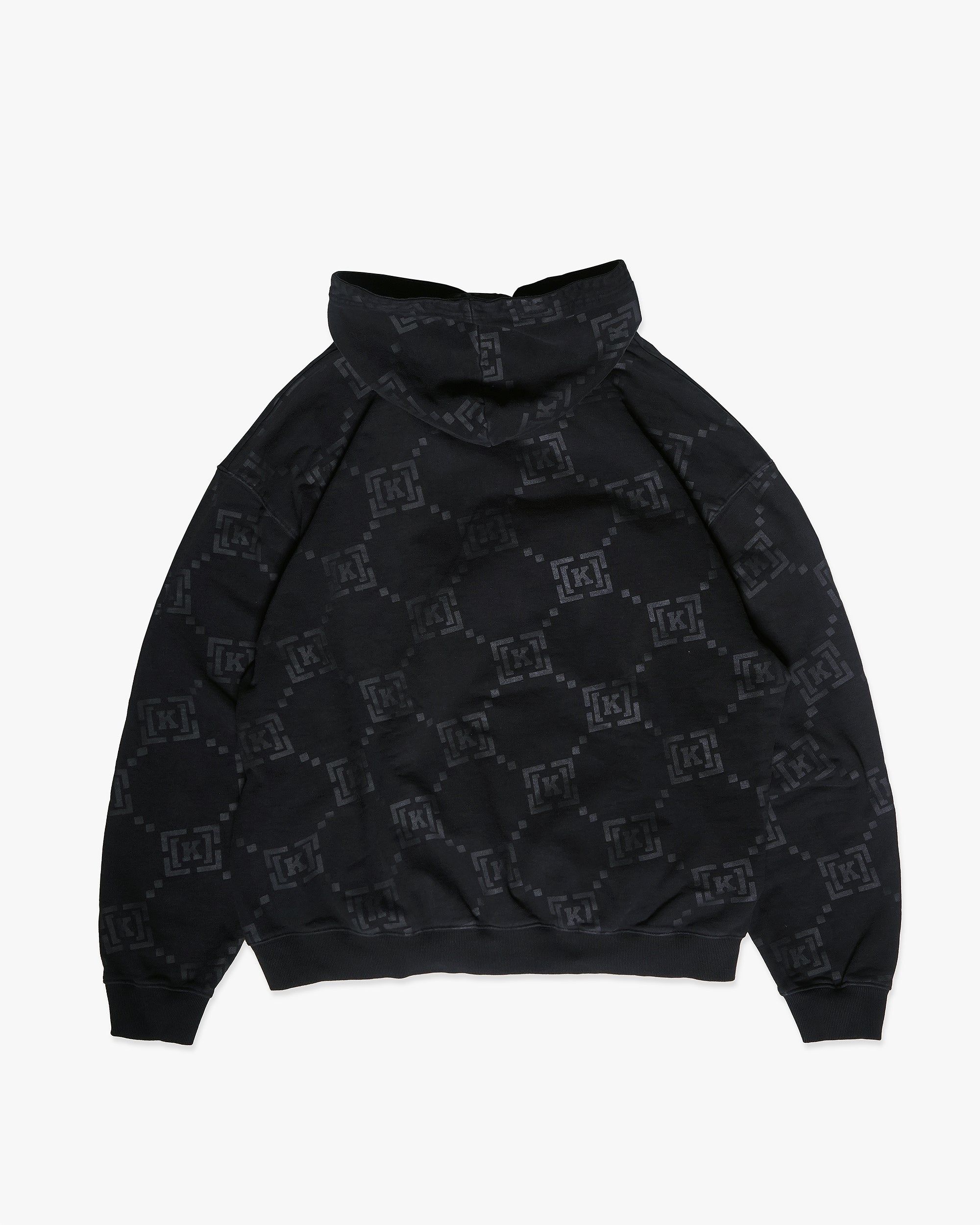 Pullover hoodie – KREW Repeat Hoodie - Washed Black