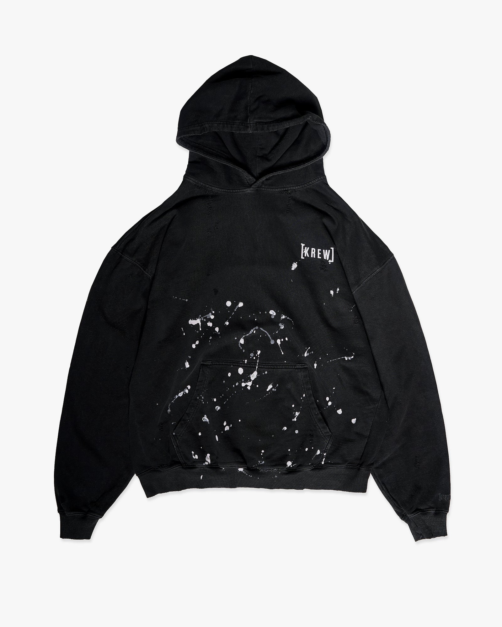 Pullover hoodie – KREW Ripper Hoodie - Washed Black
