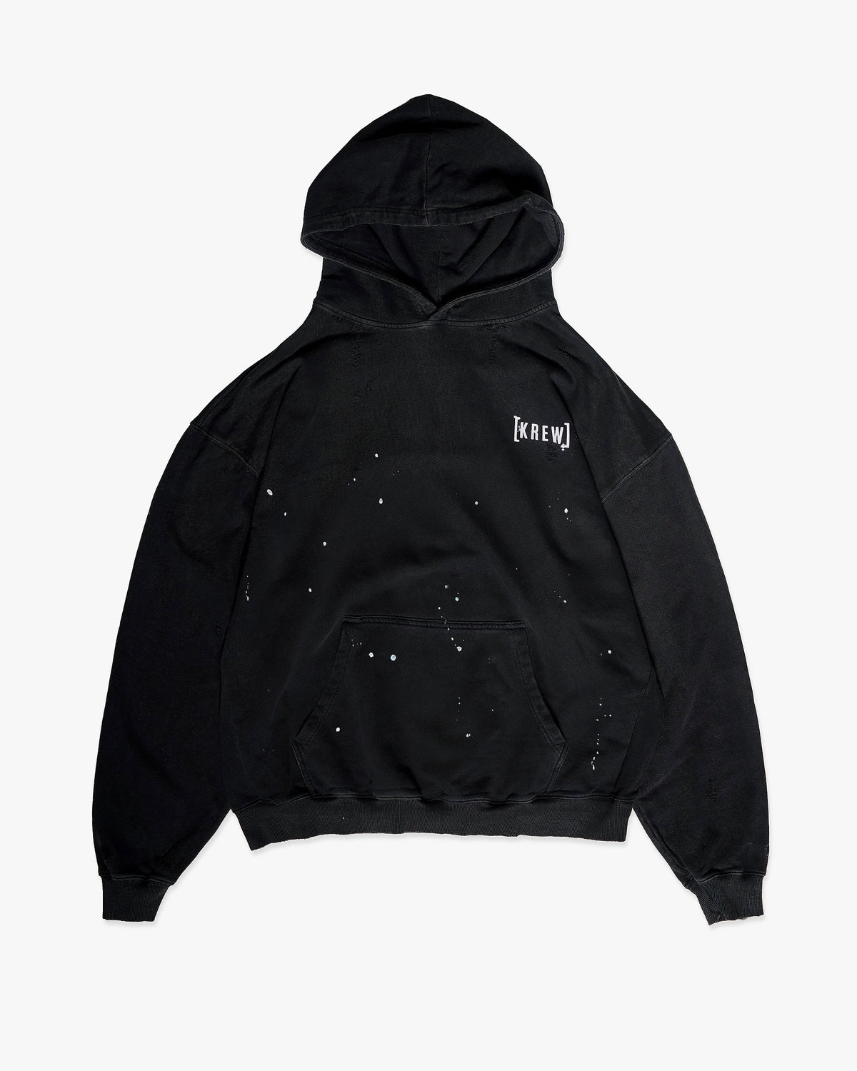 RIPPER HOODIE - WASHED BLACK | Front