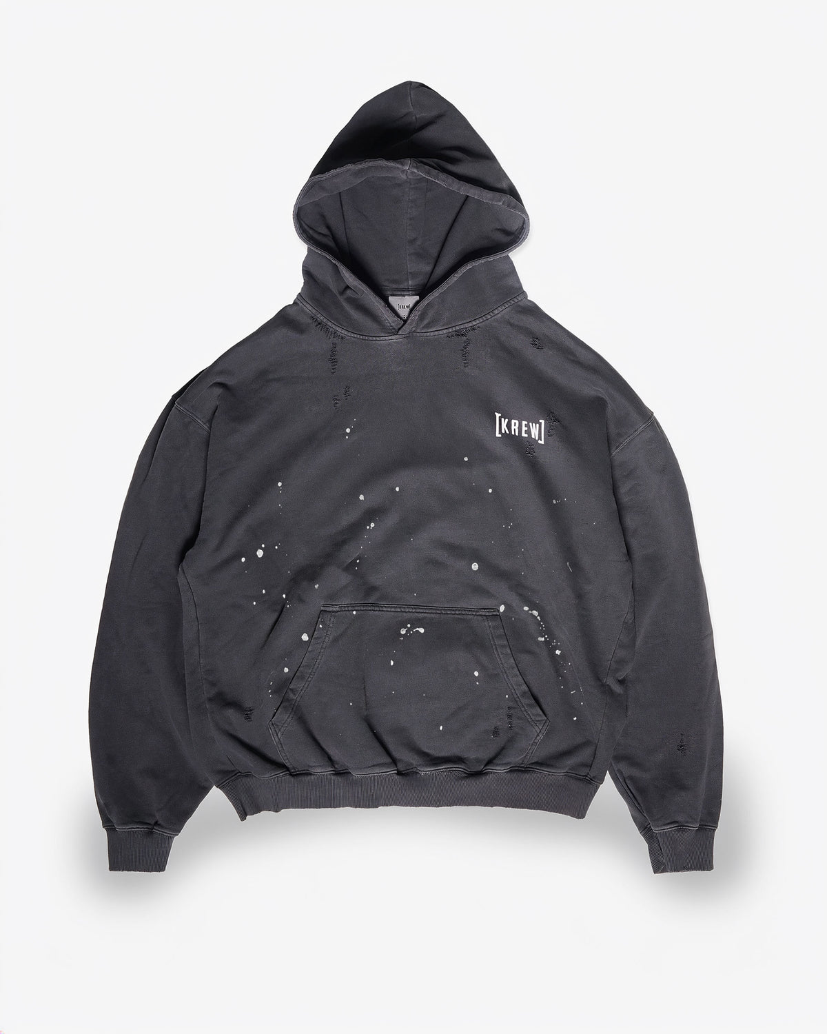 RIPPER HOODIE - FADED BLACK | Front