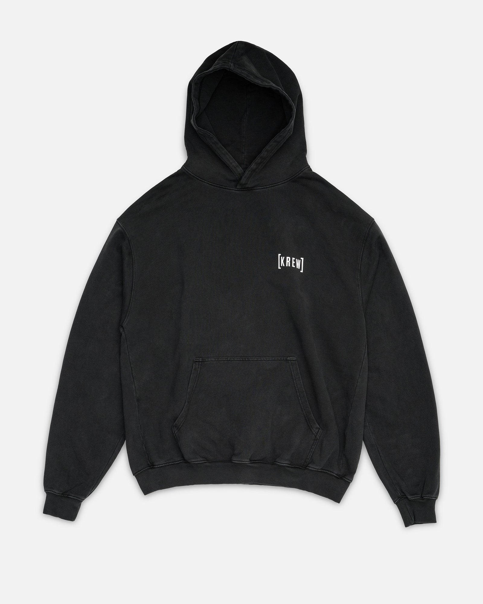 Black heavyweight hoodie – KREW 70MM