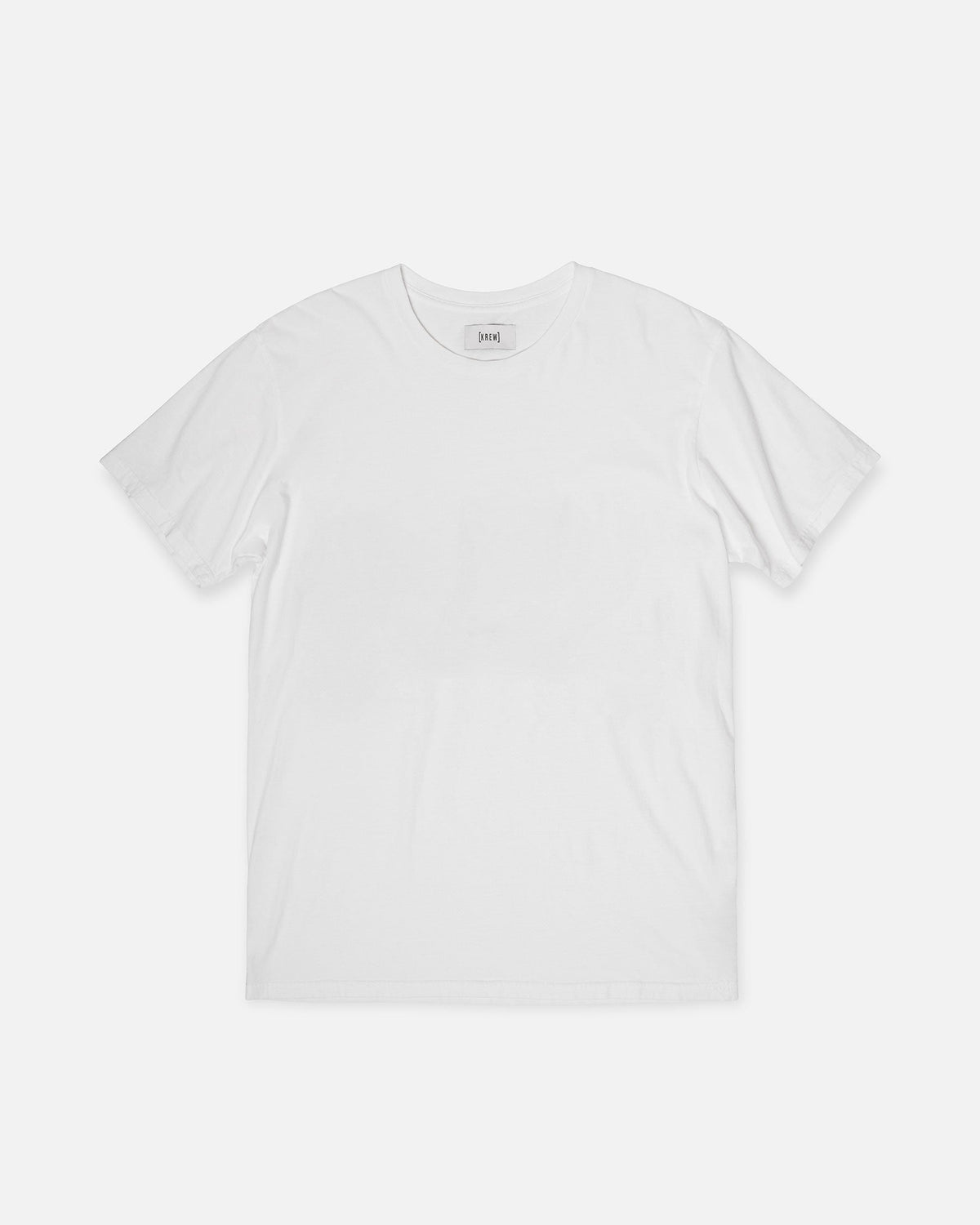 White heavyweight t-shirt – KREW 333MM