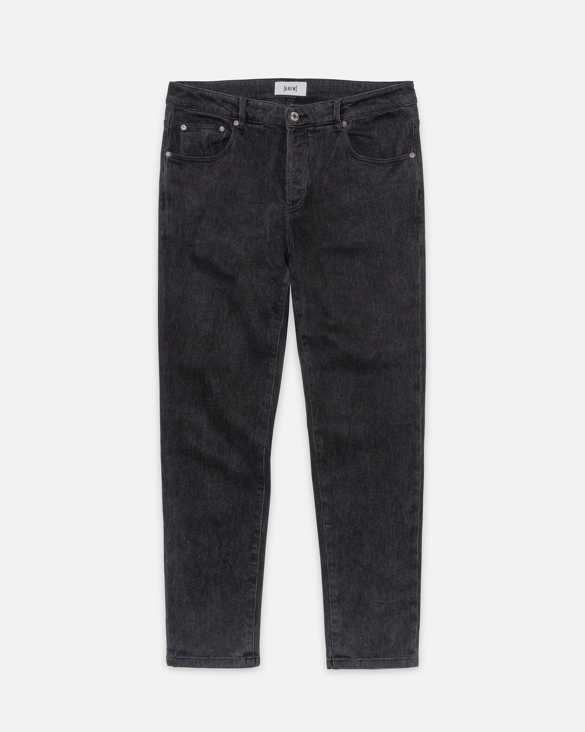 K–SKINNY JEANS - BLACK / FRONT