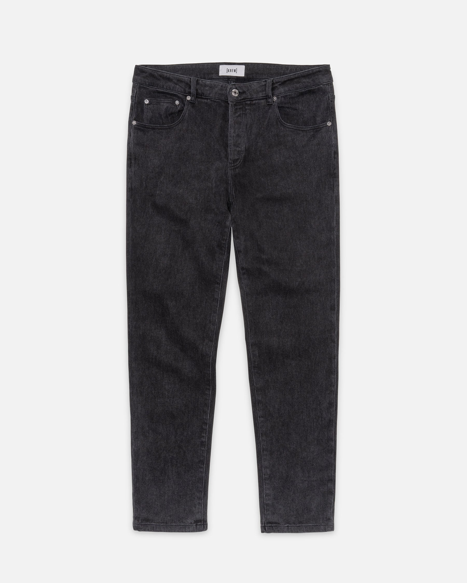 K–SKINNY JEANS - BLACK / FRONT