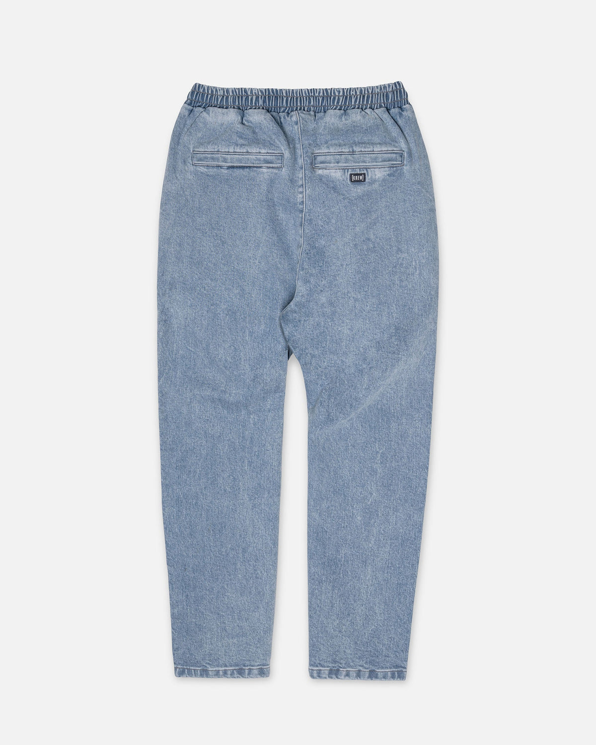 K–SLIM TROUSERS -BLUE / BACK
