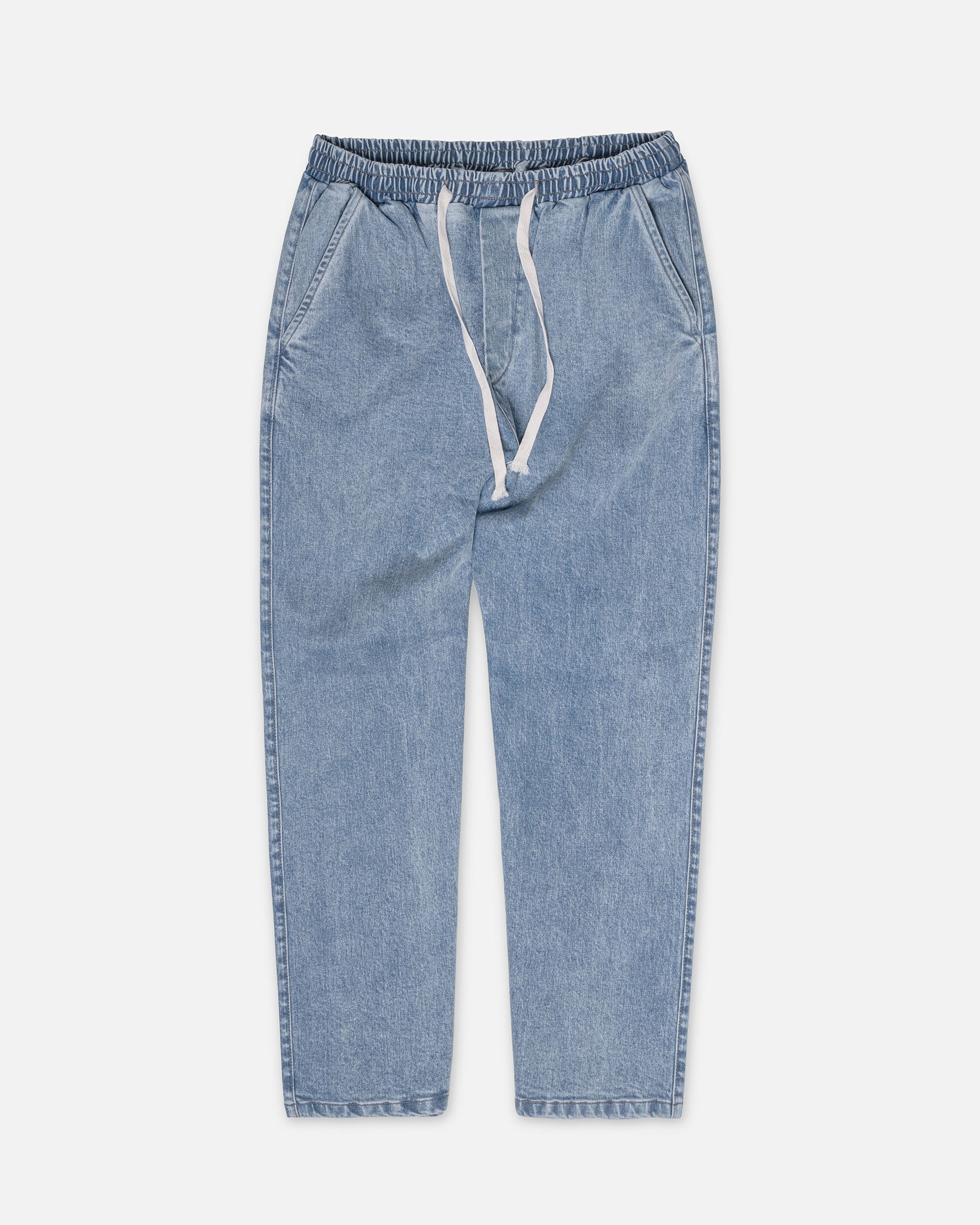 K–SLIM TROUSERS -BLUE / FRONT