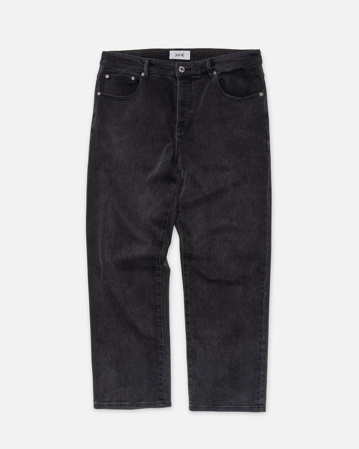 K-02 JEANS - BLACK / FRONT