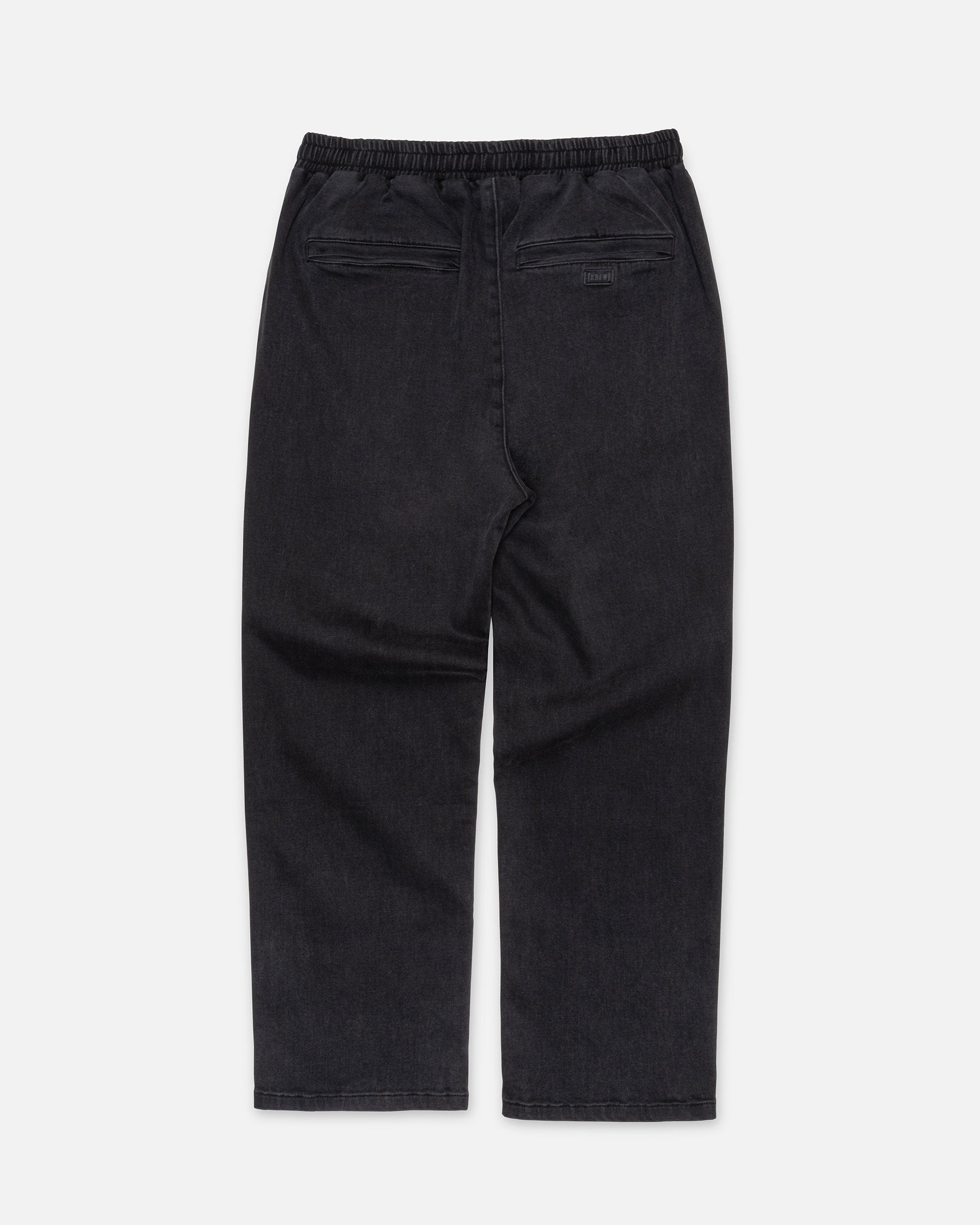 K-LOOSE TROUSERS - BLACK / FRONT