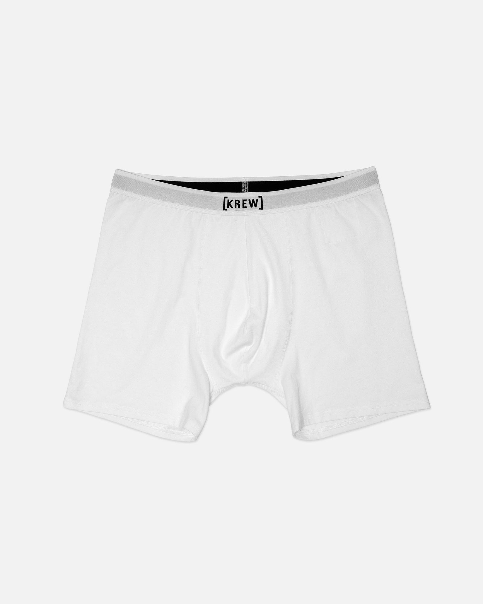 White cotton stretch briefs – KREW 55MM