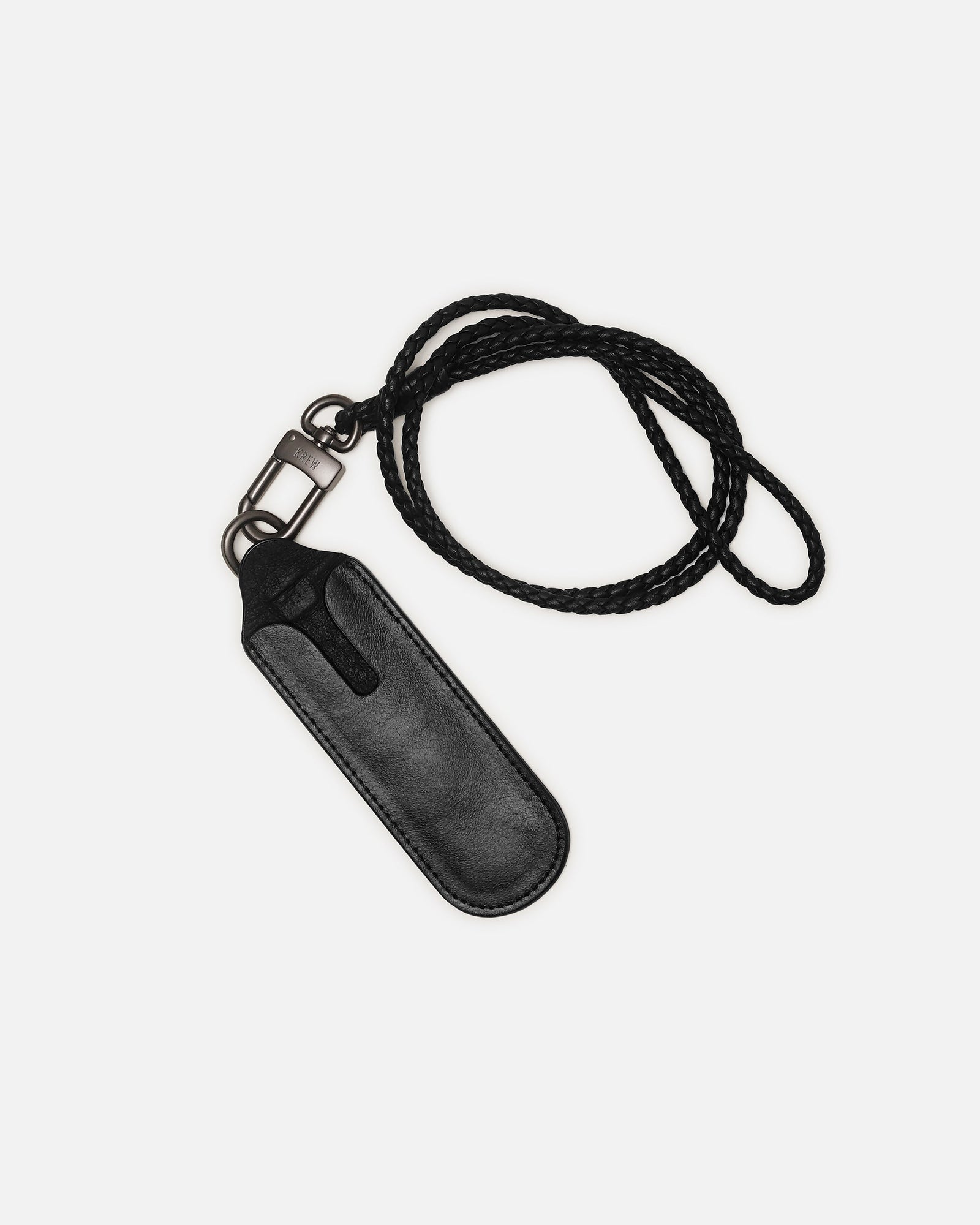 Leather lanyard with carabiner – KREW