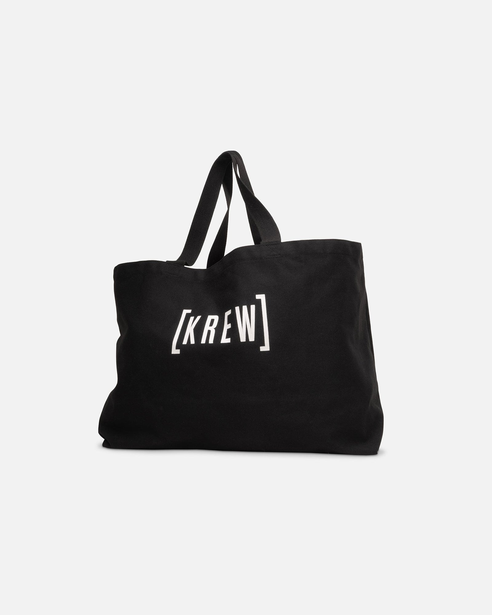 Black canvas tote bag – KREW Totelly