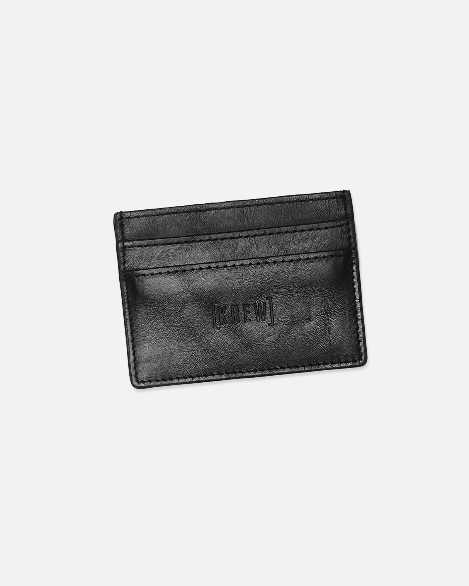 Embossed leather card holder – KREW