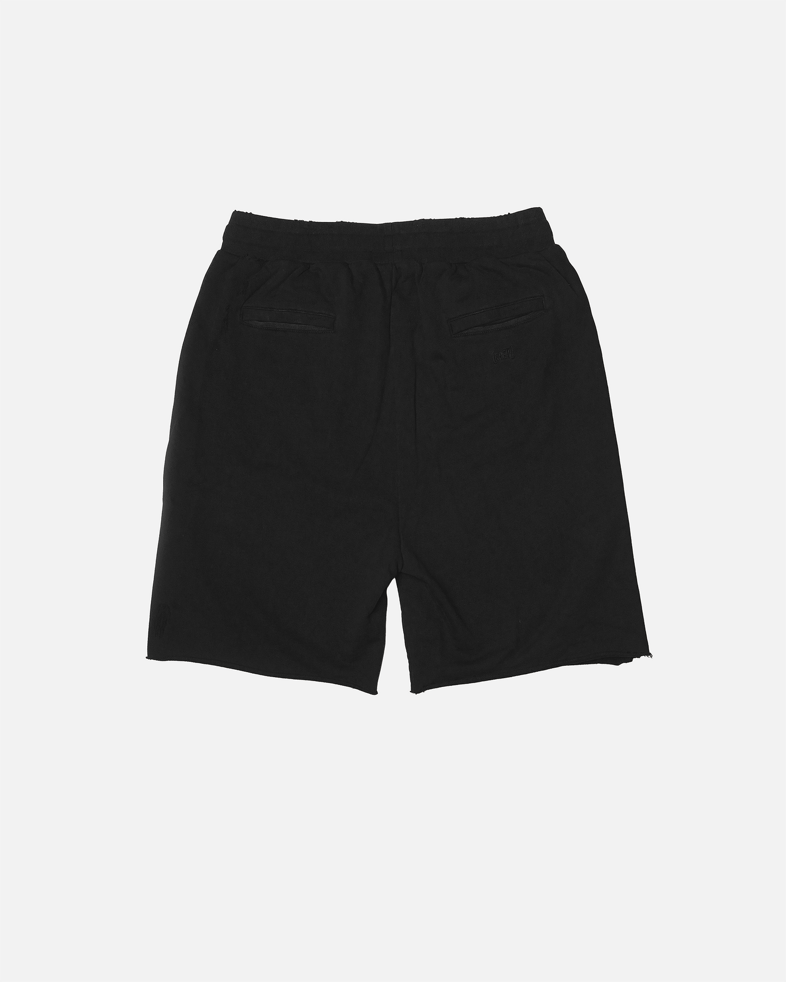 ABUSED SHORTS - BLACK | Front View