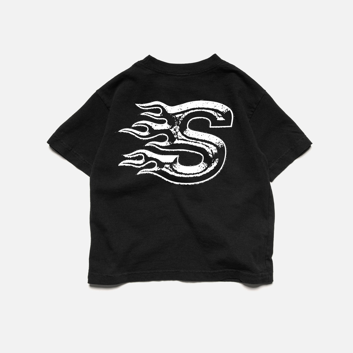 KIDS BLAZE S/S - WASHED BLACK | Back View