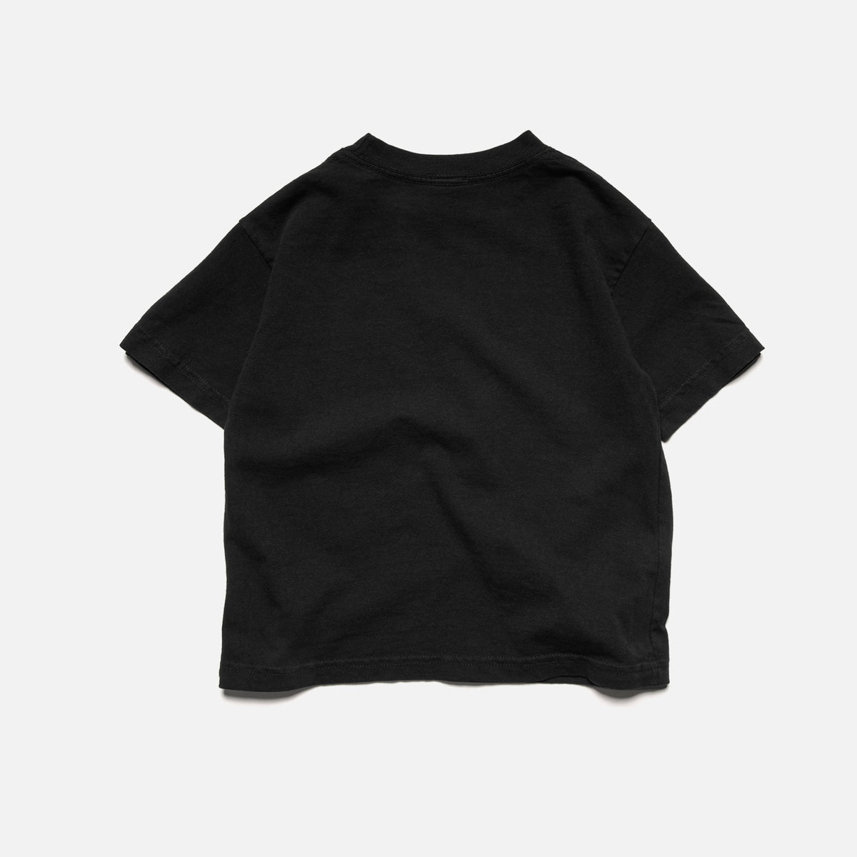 KIDS BURNOUT S/S - WASHED BLACK | Front View