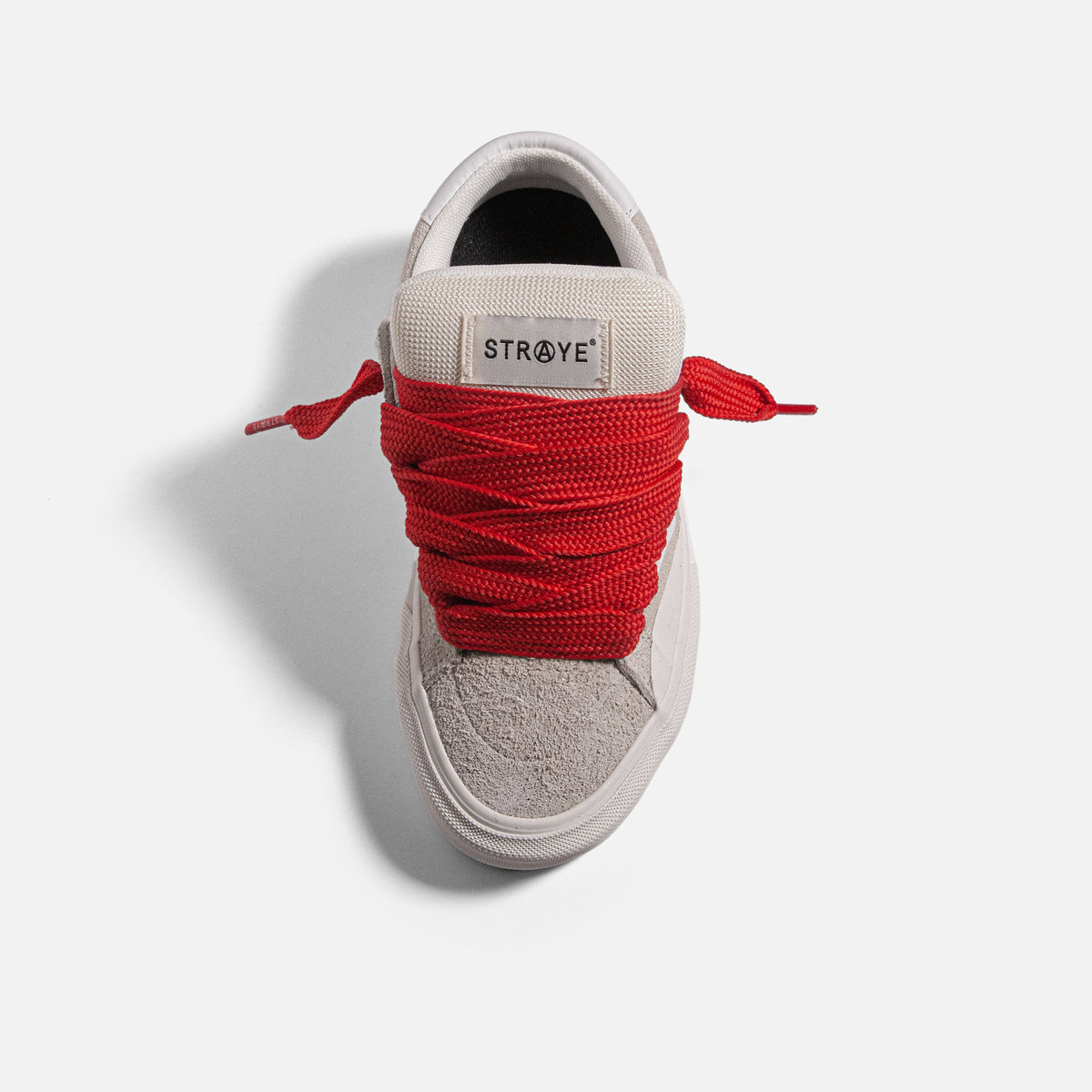 STRAYE 20 mm Lace Red fat synthetic shoelaces for a bold look STRAYE 20 mm Lace Red fat synthetic shoelaces for a bold look
