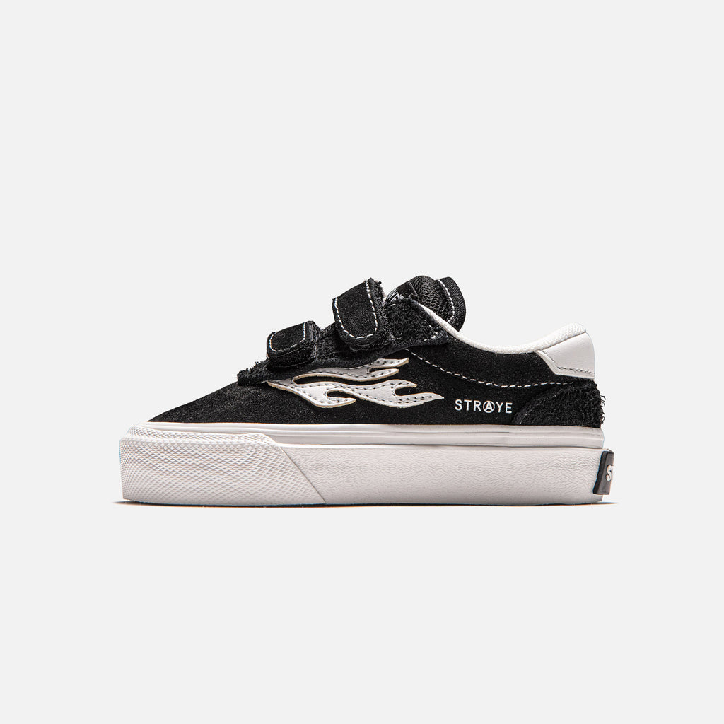 Lil Fuego Black Kids' Low-Top Skate Shoes | STRAYE