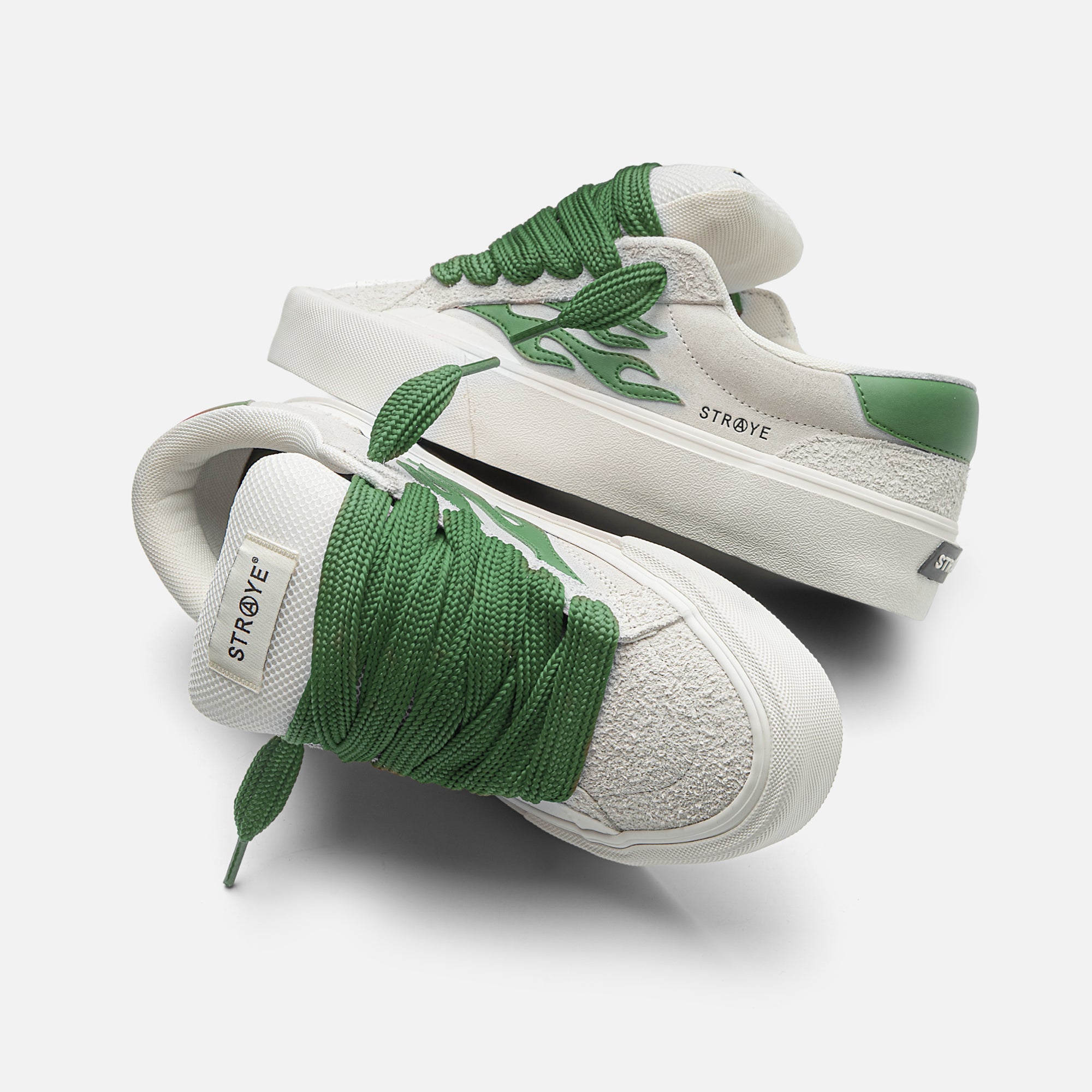 LOGAN PUFF - BLANCO GREEN | SIDE VIEW