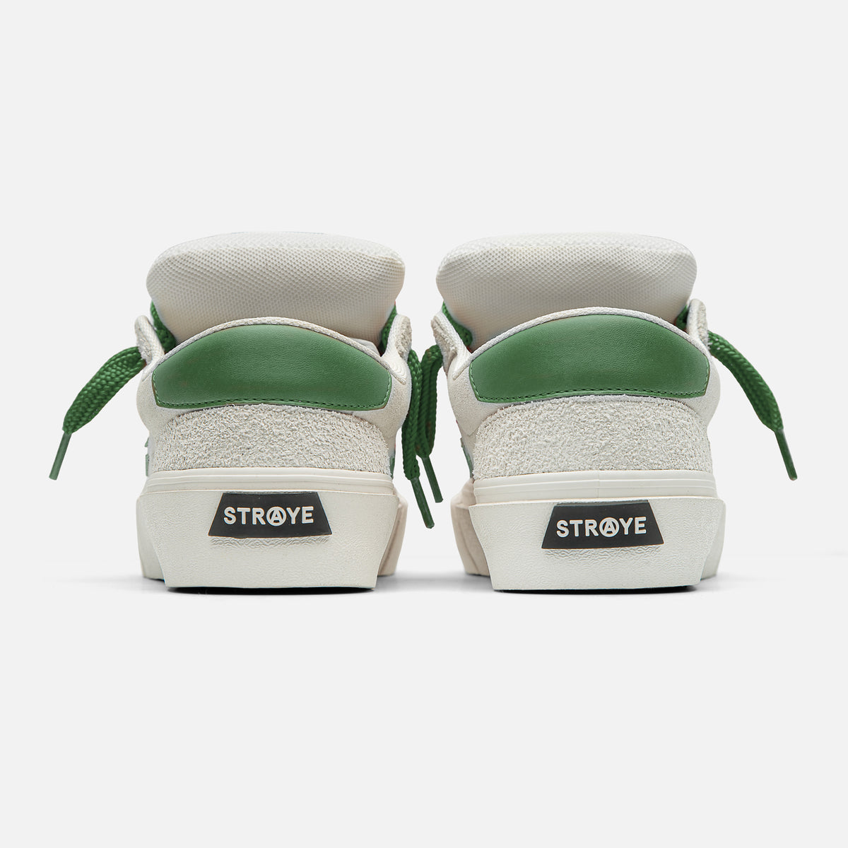 LOGAN PUFF - BLANCO GREEN | BACK VIEW