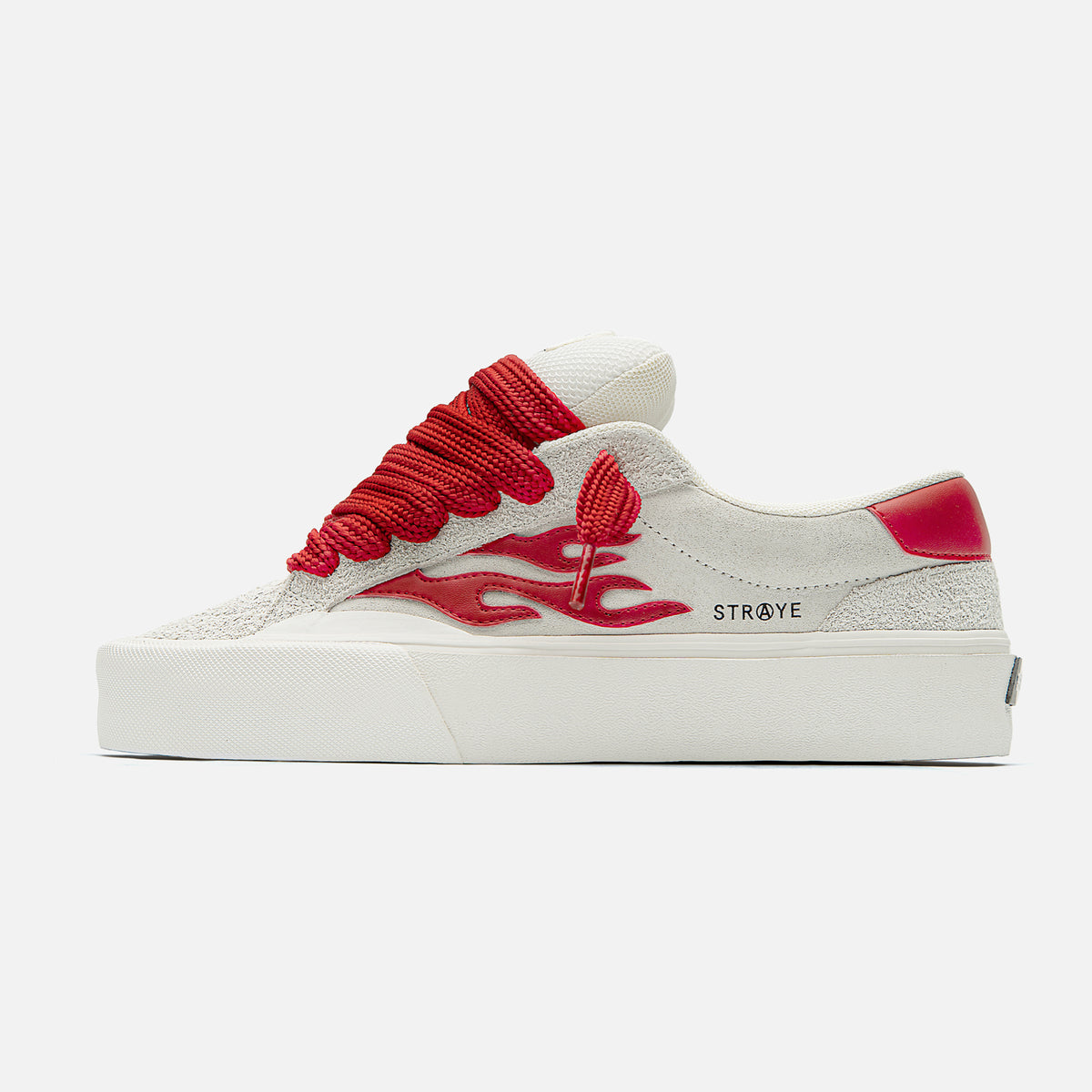 LOGAN PUFF - BLANCO RED | SIDE VIEW