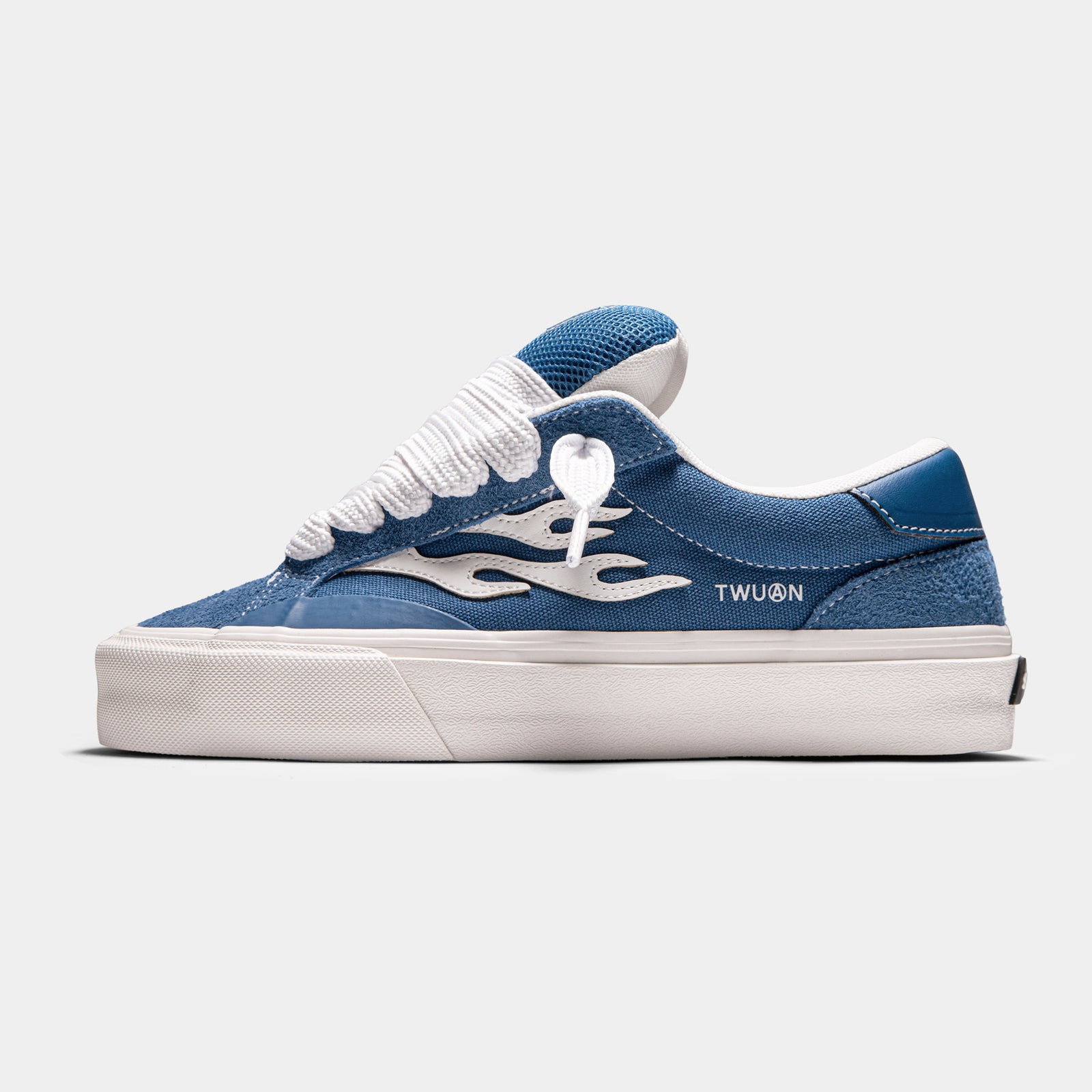 LOGAN PUFF - BLUE - Side View
