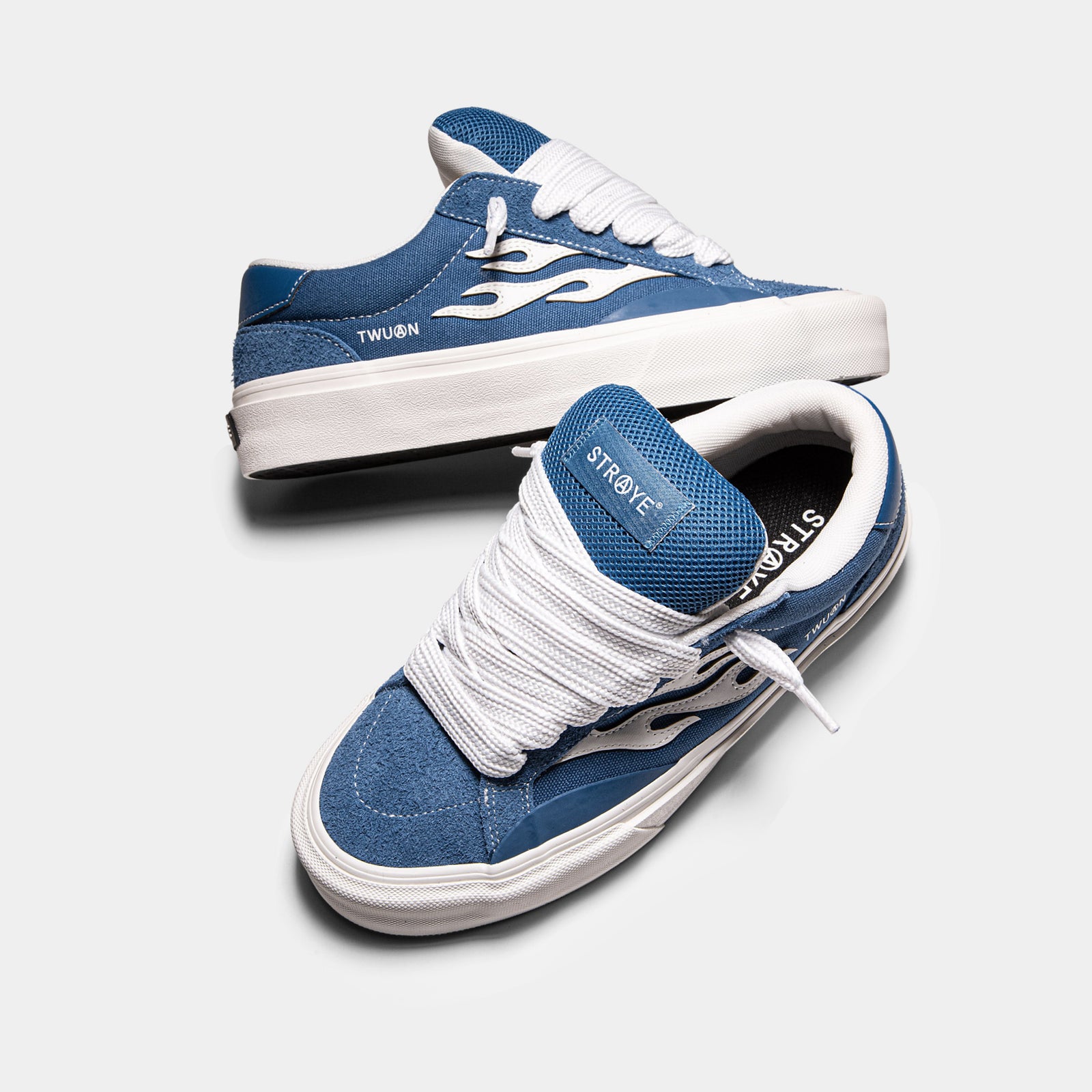 LOGAN PUFF - BLUE - Side View