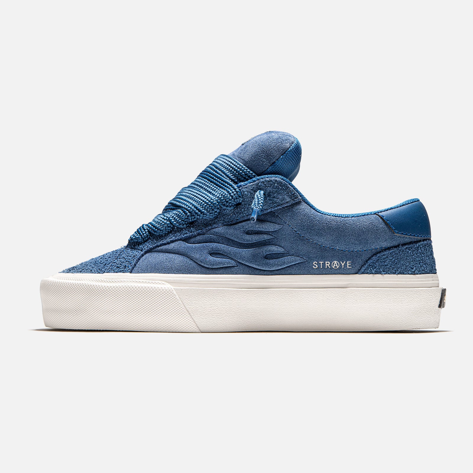 LOGAN PUFF - BLUE BEVEL | Side View