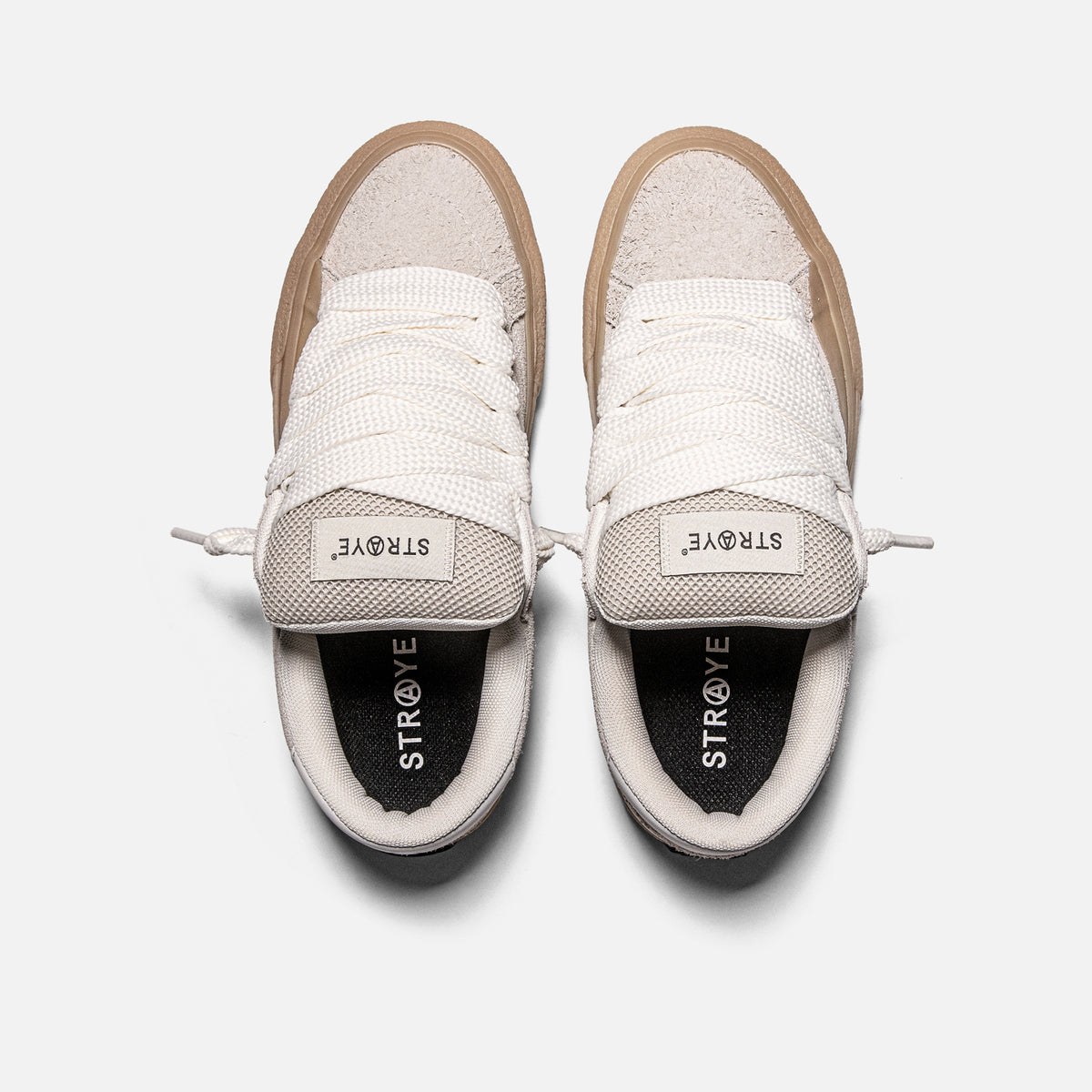 LOGAN PUFF - CREAM CREPE | TOP VIEW
