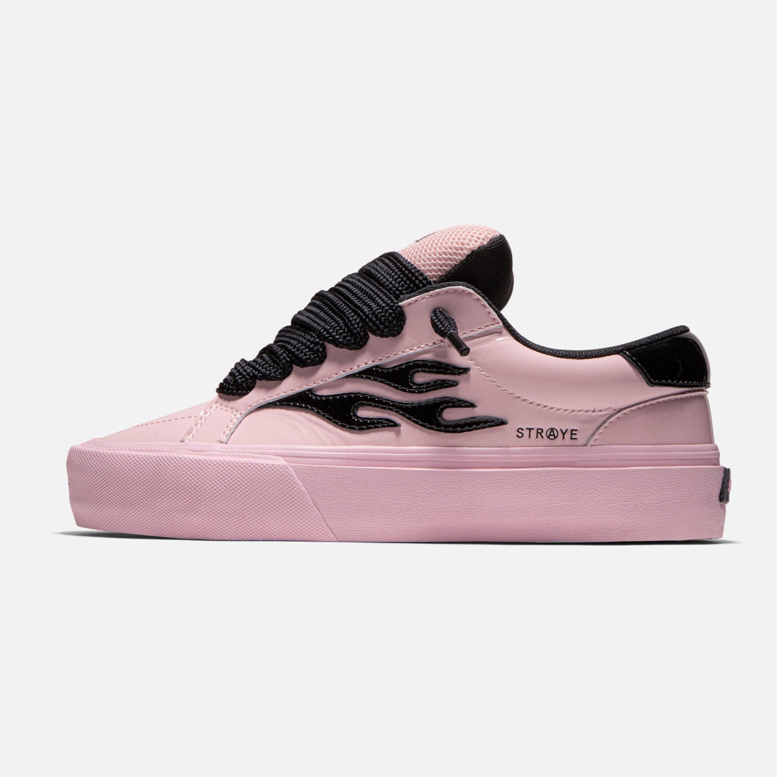 LOGAN PUFF - GLOSSY FLAMINGO | Side View