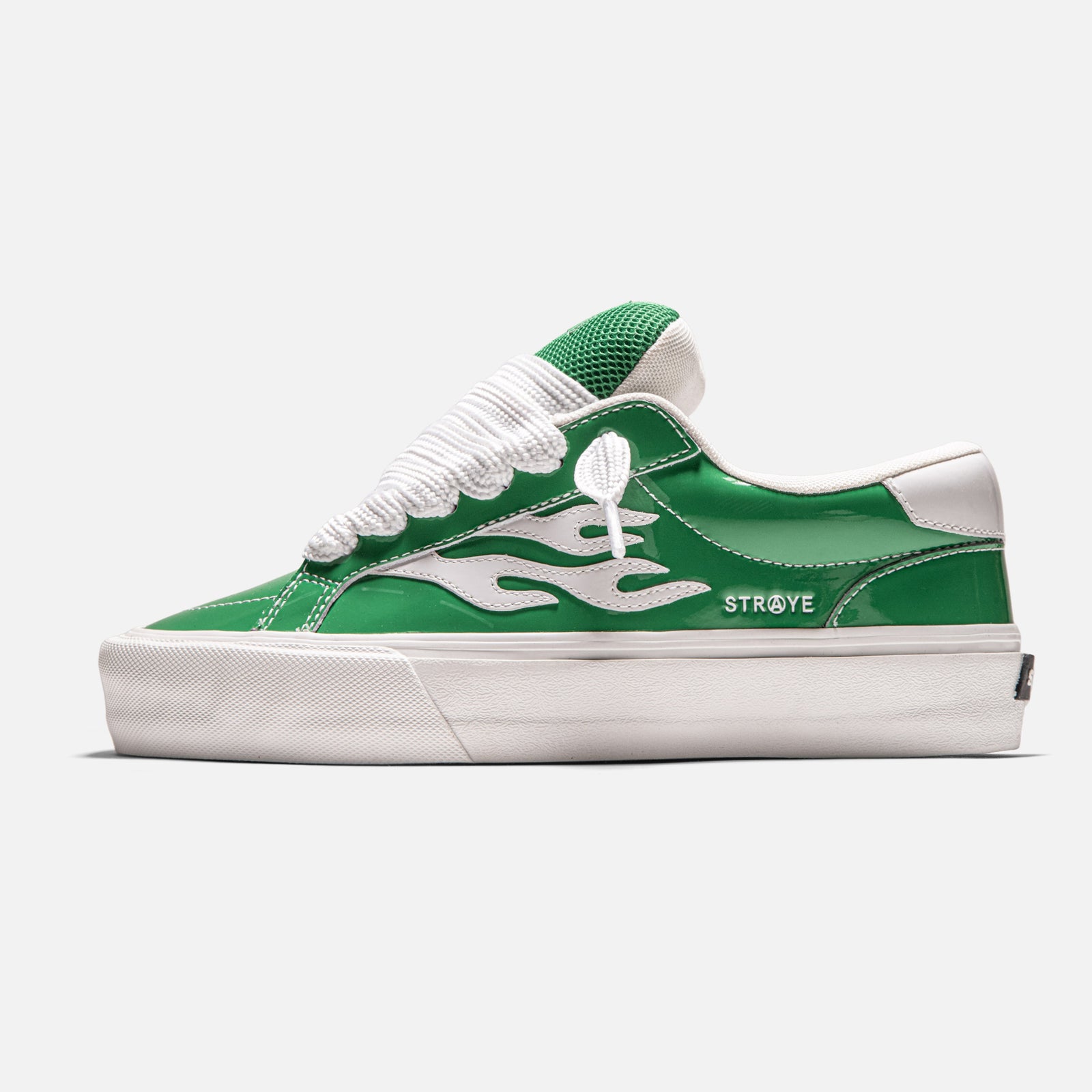 LOGAN PUFF - GLOSSY GREEN | Side View