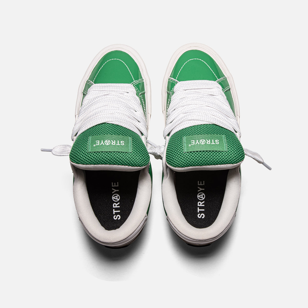 LOGAN PUFF - GLOSSY GREEN | Top View