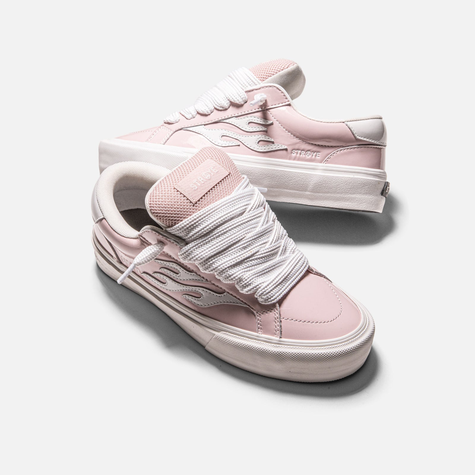 LOGAN PUFF - GLOSSY PINK | Side View