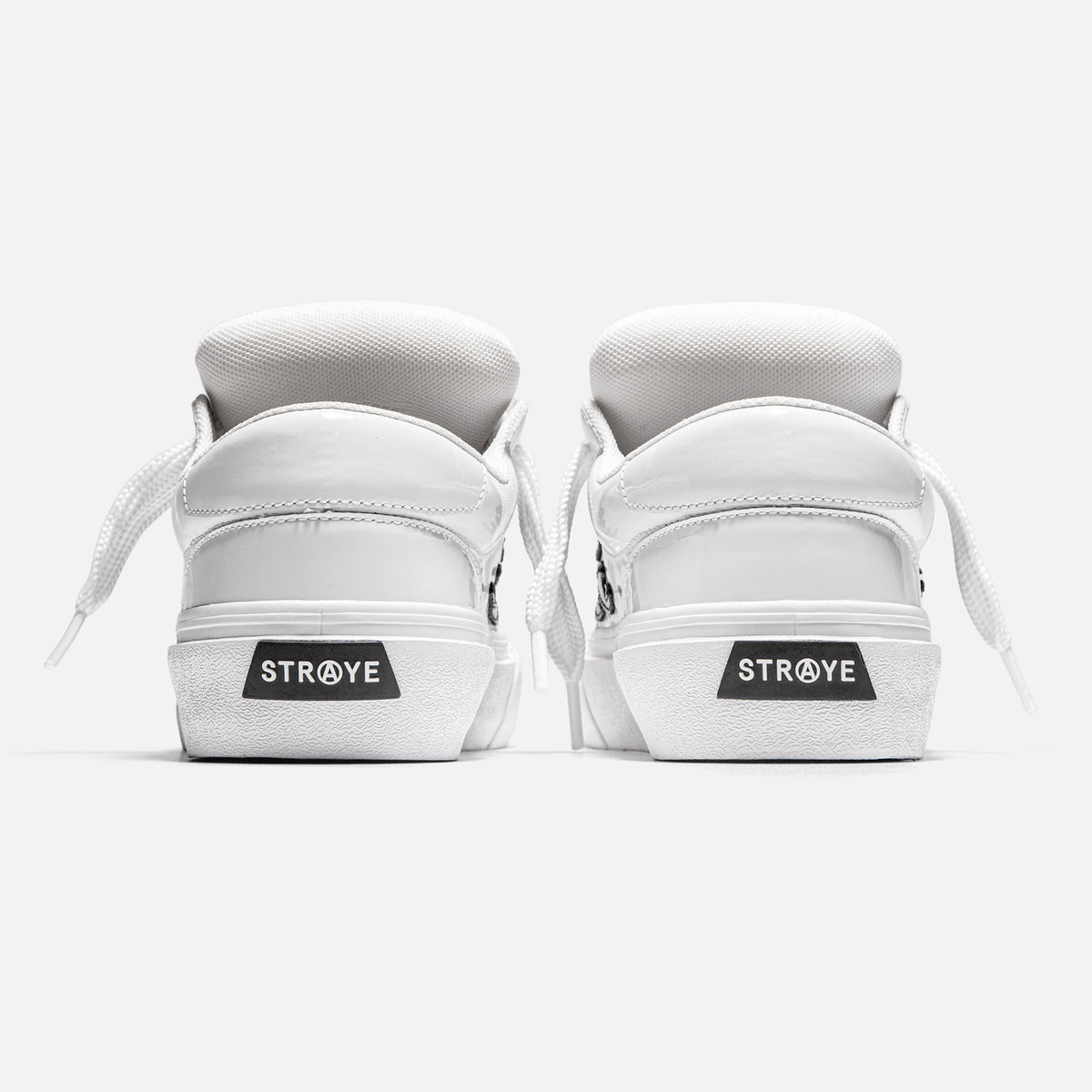 LOGAN PUFF - GLOSSY WHITE | BACK VIEW