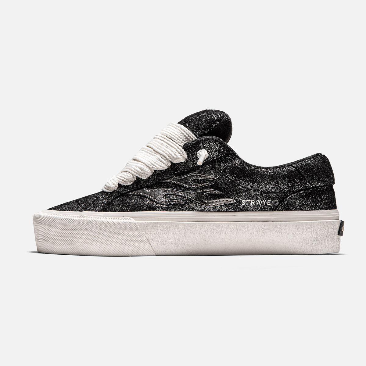 LOGAN PUFF - METALLIC BLACK | Side View